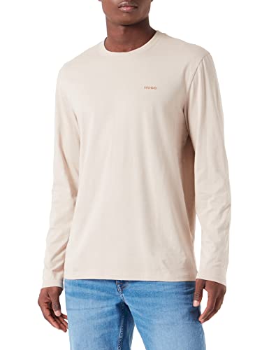 HUGO Męski T-shirt, jasny beż 22, M, Light Beige274, M