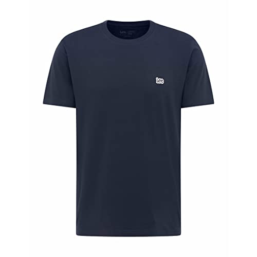 Lee Męski T-Shirt z logo Ss Patch, grantowy, 5XL
