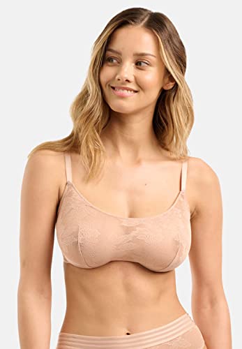 Biustonosz bez Complexe Jade, Nude, 85E damski, Nagie, 70E