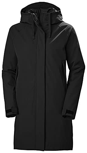 Helly Hansen Damski płaszcz przeciwdeszczowy W Mono Material Ins, Czarny, L