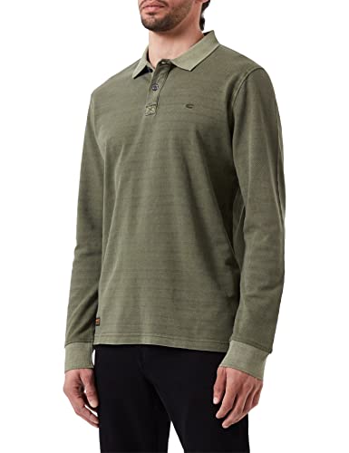 camel active Męska koszulka polo, brązowy (Olive Brown), M