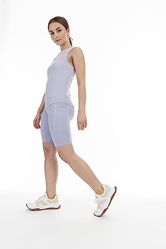Hootomi Damskie getry, krótkie legginsy, fioletowe, M, fioletowy, M