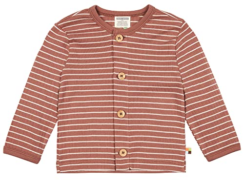 loud + proud Unisex Derby Rib, kurtka z certyfikatem GOTS, Nougat, 122/128