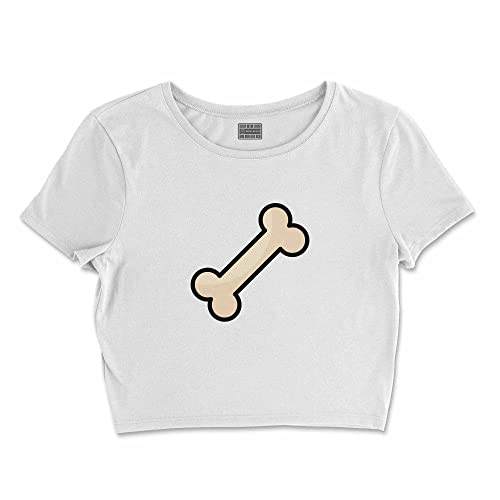 Bona Basics, Damski T-shirt basic, z nadrukiem cyfrowym, 100 bawełny, biały, swobodny, damski top, rozmiar: M, biały, M