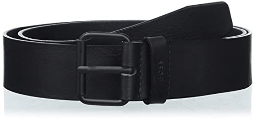 BOSS Męski pasek Serge-V_Sz40, czarny 1, 85, czarny (Black1)
