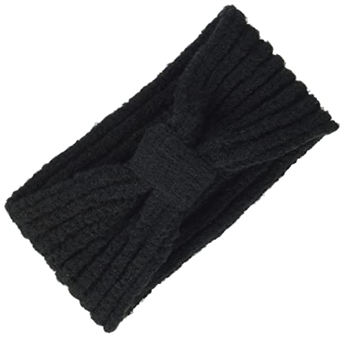 VERO MODA Damska opaska na czoło VMANNA Structure GA NOOS, czarna, One Size