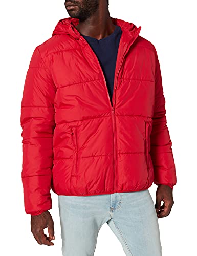 Wrangler Kurtka męska The Puffer, czerwony, 4XL