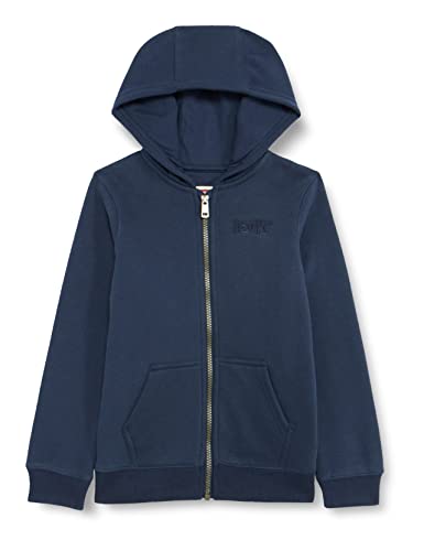 Levi's Kids Chłopięca bluza z kapturem z logo Lvb z kapturem na zamek błyskawiczny, Akademia Marynarki, 2 lata
