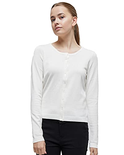 Minus 33 Damski sweter z kardigan New Laura, Rozbita biel, XL