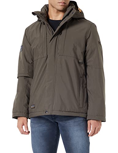 camel active TeXXXactive® męska kurtka funkcyjna z poliestru pochodzącego z recyklingu, ciemnobrązowy, 26