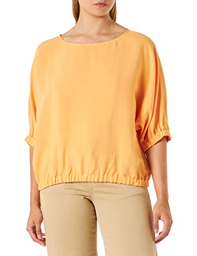 belly cloud Damski top melanżowy sportowy T-shirt, magenta, M, magenta, M