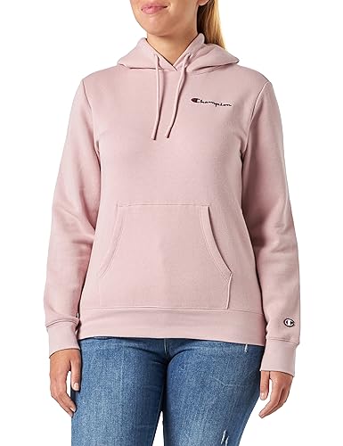 Champion Legacy American Classics W-Script Logo Light Powerblend Fleece Damska bluza z kapturem, Różowy, S
