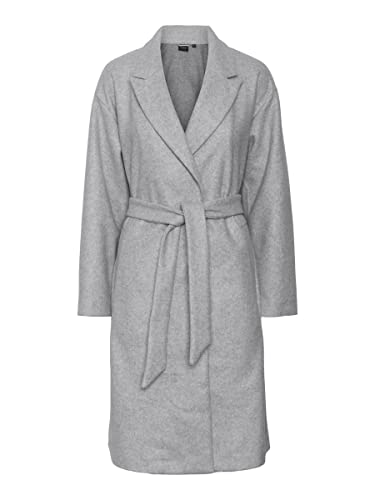VERO MODA Vmfortune Long Jacket Ga Noos płaszcz damski, jasnoszary melanżowy, S