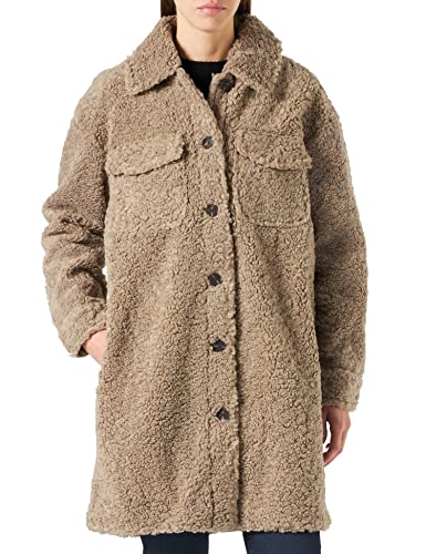 bestseller a/s Damski płaszcz VMKYLIEFILUCCA Teddy Coat BOOS, Laurel Oak, XL