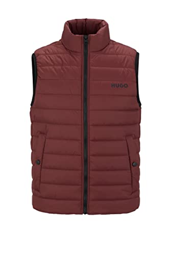 HUGO męskie Bentino221 Odzież wierzchnia płaszcz, Ciemny brąz 204, XL