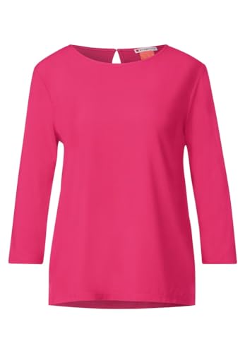 Street One Damska koszulka z rękawem 3/4, Kwiat koralowy, 36