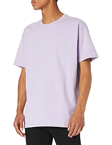 Build Your Brand Męski T-Shirt Heavy Oversize Tee, fioletowy, L