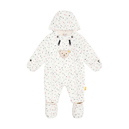 Steiff Girls Baby Classic Outerwear Snowsuit, Cloud Dancer, 68