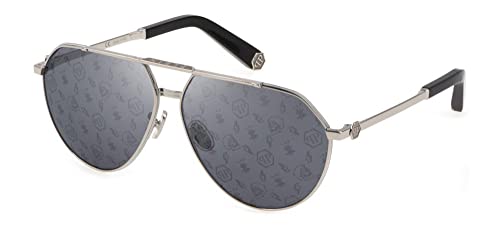 Furla Damskie okulary przeciwsłoneczne Vfu588, Shiny Copper Gold z kolorowymi elementami, 66, Błyszcząca miedź złota z kolorowymi elementami