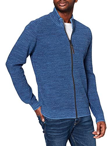 camel active Sweter męski kardigan, Indygo, S