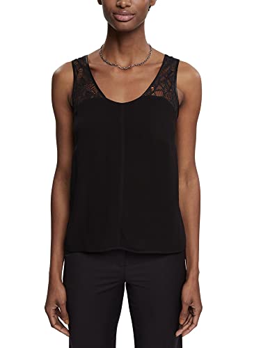 ESPRIT Collection Damska koszulka 112EO1K309, 001/BLACK, XS