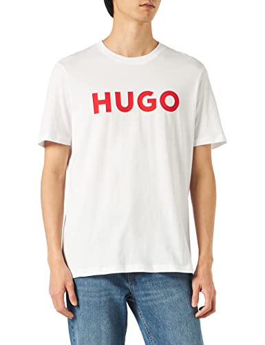 HUGO Dolive T-shirt męski, biały (White100), XS