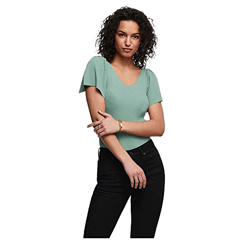 ONLY Onlleelo S/S Back KNT Noos sweter damski, Jadseite, M