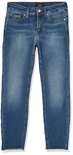 VERO MODA damskie spodnie jeansowe, niebieski (medium blue denim), S Wysoki