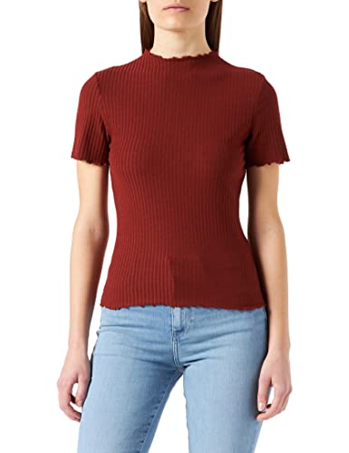 ONLY Onlemma S/S Highneck Top Noos JRS T-Shirt damski, henna, XS