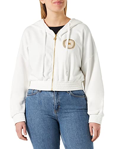 KENDALL & KYLIE Damska bluza z kapturem, off-white, L
