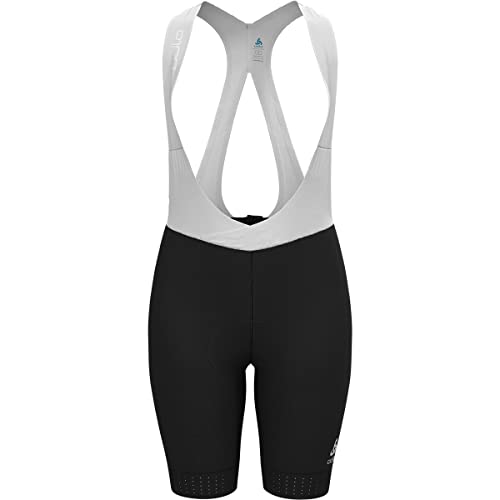 ODLO Szorty damskie Zeroweight śliniaczek, czarno-biały, XS