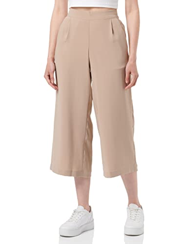 Vero Moda Damskie spodnie Vmcoco Culotte WVN Noos, Srebrna norka, XXL