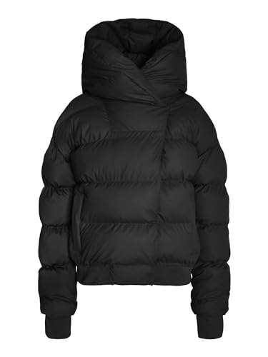 Noisy may Damska kurtka NMSKY L/S Coated Bomber Jacket NOOS pikowana kurtka, czarna, M, czarny, M