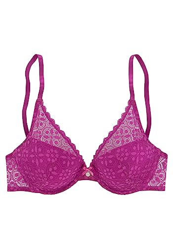 s.Oliver Biustonosz push-up fioletowy, liliowy, 85C