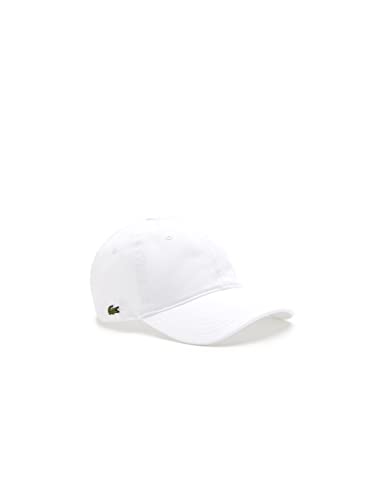 Lacoste Unisex_Adult Rk0440 czapka, biała, jeden rozmiar