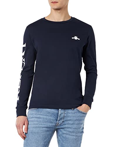 Replay T-shirt męski, 085 niebieski, L