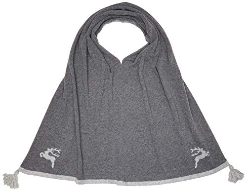 Berwin & Wolf Tracht Folklar Country House 18632_2939 damski szalik dzianinowy 160 x 180 cm, szary, szary