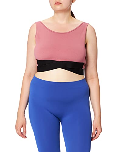 Armani Exchange Damska bluzka Scoop z okrągłym dekoltem, dopasowana, bez rękawów, z elastycznym paskiem, rose, XS