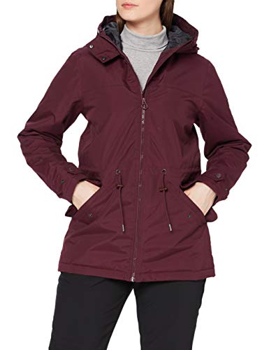 Regatta Damska kurtka Brigid Waterproof Hydrafort Taped Seams Durable Water Repellent Finish Thermoguard Insulation, kolor burgundowy, 36 (S), ciemna czerwień burgundowa, XS