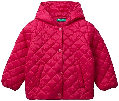 United Colors of Benetton Kurtka Dziewczynki i dziewczęta, Rosso Magenta 2e8, XS