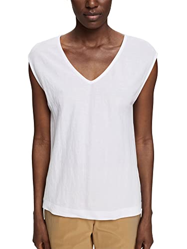 ESPRIT Collection Koszulka damska, 100 / biały, L