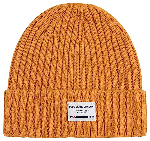 Pepe Jeans Czapka chłopięca Johnny Beanie, Żółty (ochra żółta), L