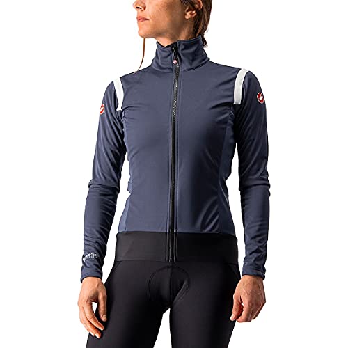 CASTELLI Damska kurtka Alpha Ros 2 W Light Jacket, ciemnoniebieska/miękka różowa, L, Dark Steel Blue/Soft Pink, L