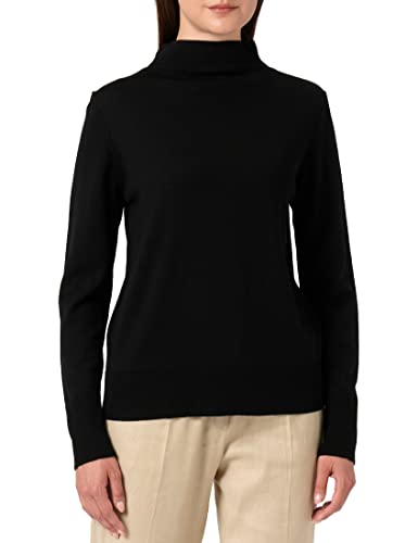 SELECTED FEMME Slfmagda Sandra Ls Knit T-Neck B Noos sweter damski, czarny, M