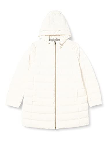 Geox Damski płaszcz Myluse Down Coat, Cloud White, 52