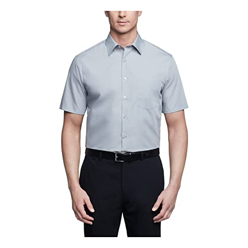 Van Heusen Koszula męska, szary, XL (Szyja 43 cm)