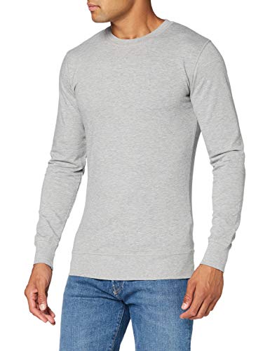 Build Your Brand Sweter męski, szary (Heather Grey), XXL