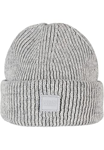 Urban Classics Unisex Knitted Wool Beanie czapka, Heathergrey, jeden rozmiar