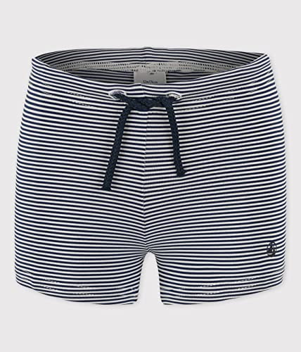 top Petit Bateau Kostium kąpielowy dla chłopców, Niebieski Medieval/biały marshmallow, 18 miesi?cy
