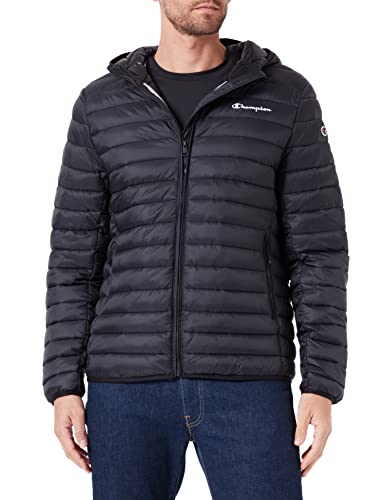 Champion Męska kurtka z kapturem Legacy Outdoor Small Logo, Czarny, L
